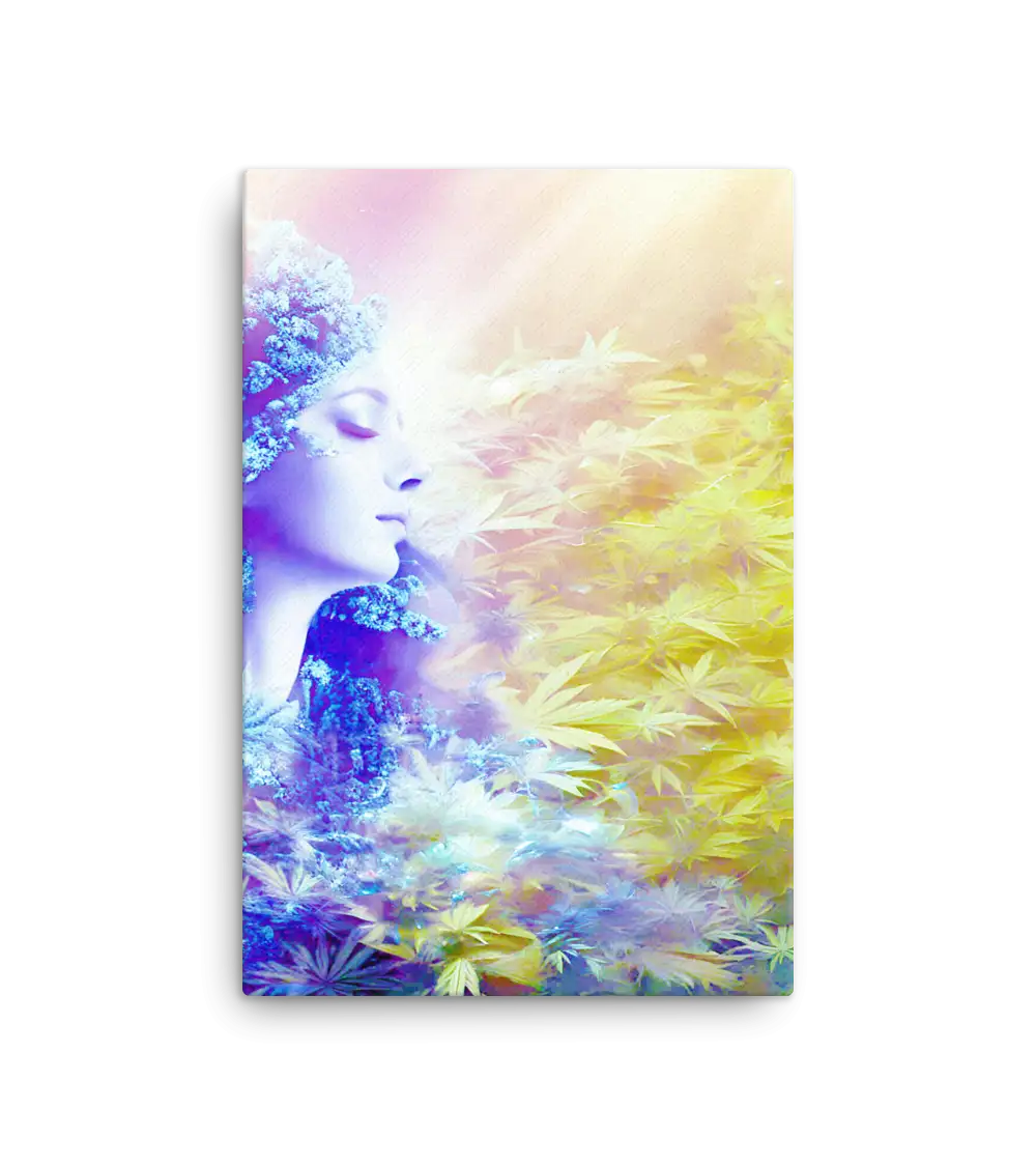 04 BLUE MARIA JUANA SIDE Canvas