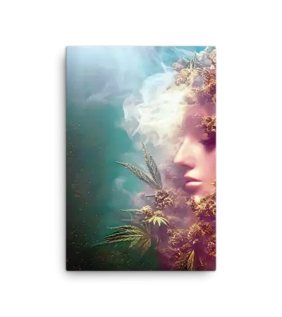 03 ORANGE MARIA JUANA SIDE Canvas