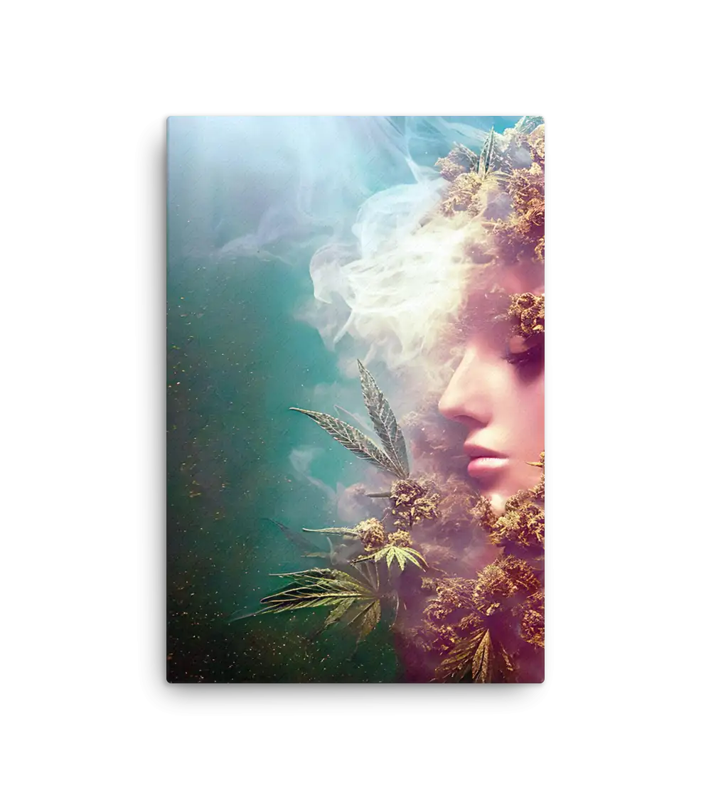 03 ORANGE MARIA JUANA SIDE Canvas