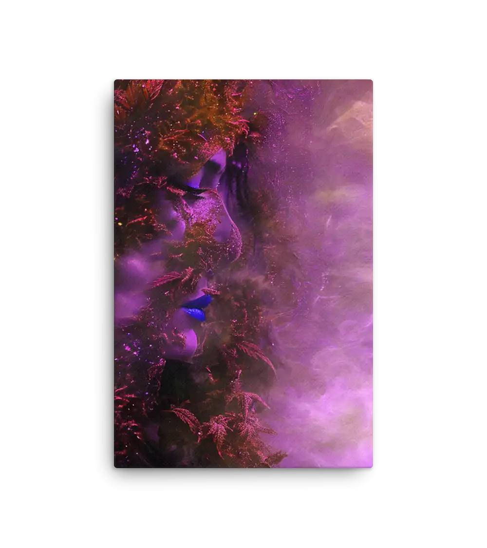 06 RED MARIA JUANA SIDE Canvas