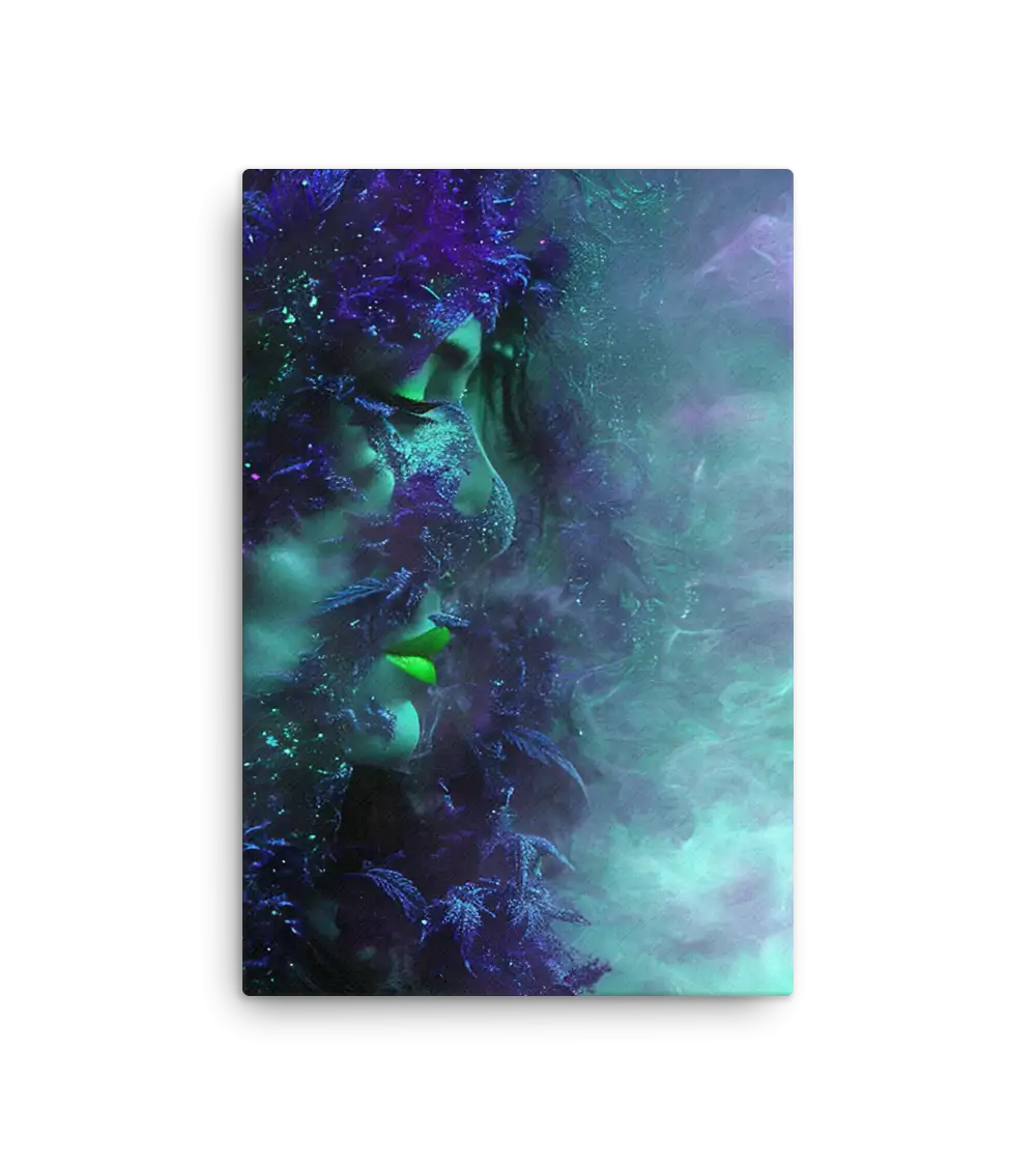 06 BLUE MARIA JUANA SIDE Canvas