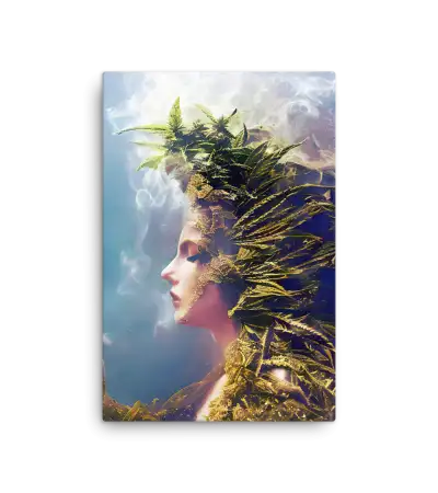 09 MARIA JUANA SIDE Canvas