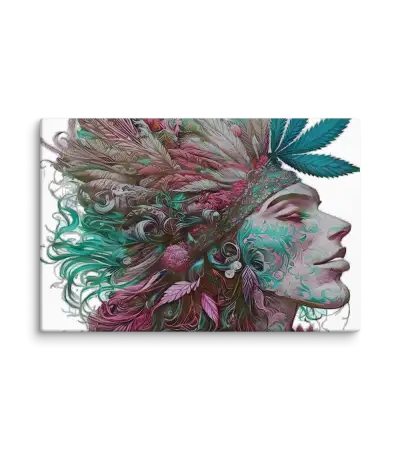 BURLESQUE HSF 59 WINE Canvas