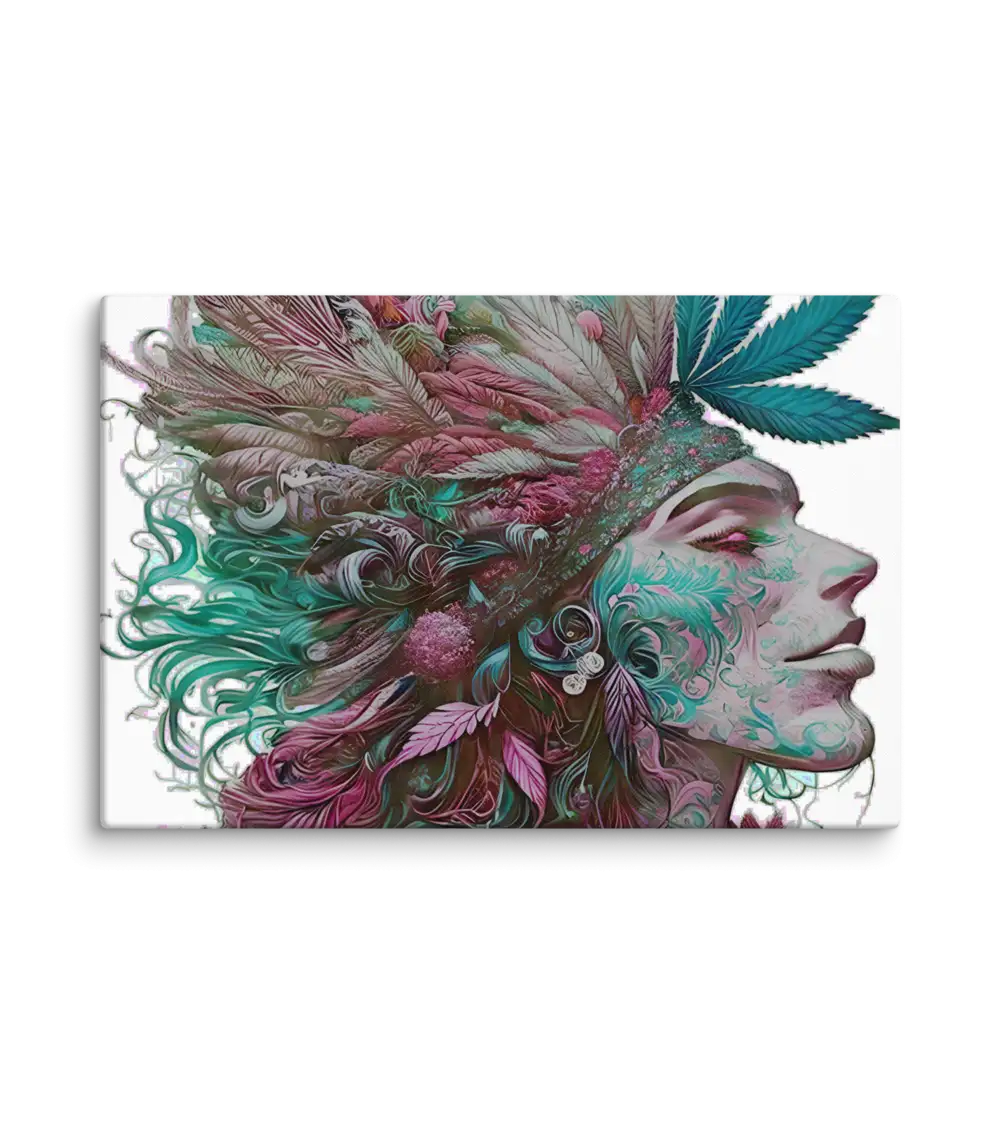 BURLESQUE HSF 59 WINE Canvas
