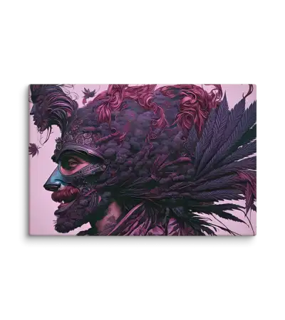 BURLESQUE HSF 69 WINE Canvas