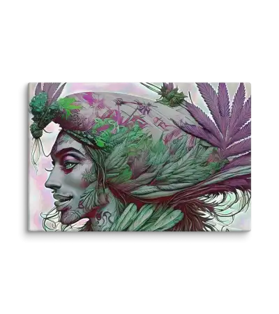BURLESQUE HSF 124 WINE Canvas