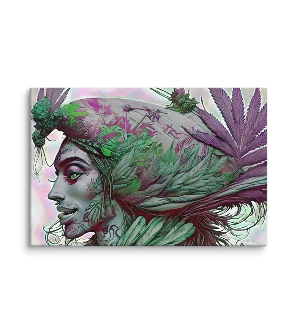 BURLESQUE HSF 124 WINE Canvas