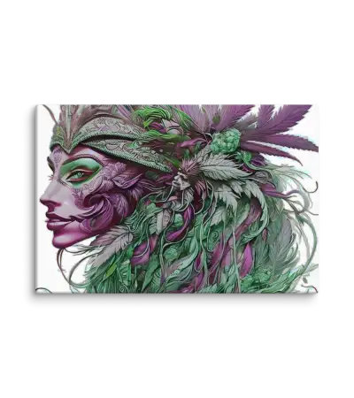 BURLESQUE HSF 125 WINE Canvas