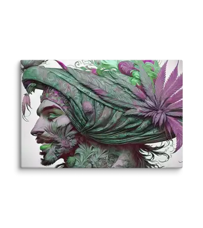 BURLESQUE HSF 129 GREEN Canvas