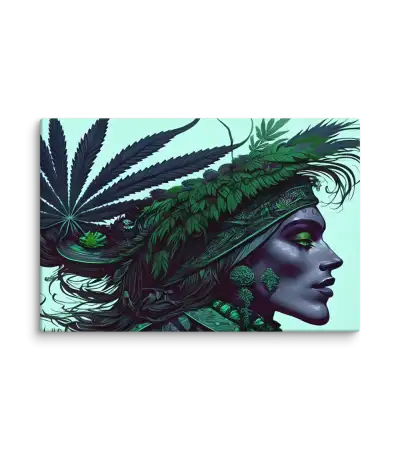 BURLESQUE HSF 141 GREEN Canvas